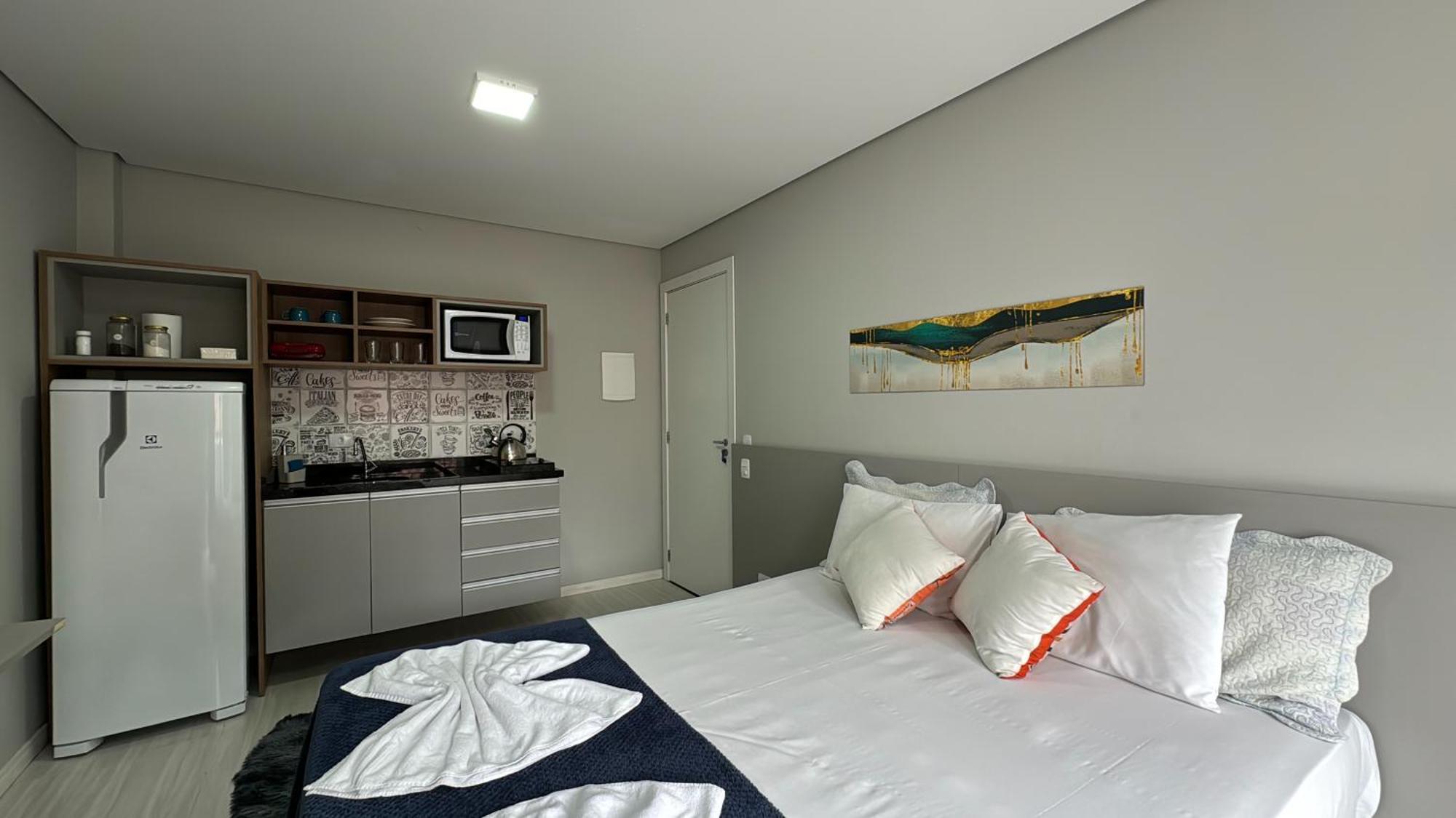3-studio Lindamente Decorado! Ideal Casal!!! 公寓